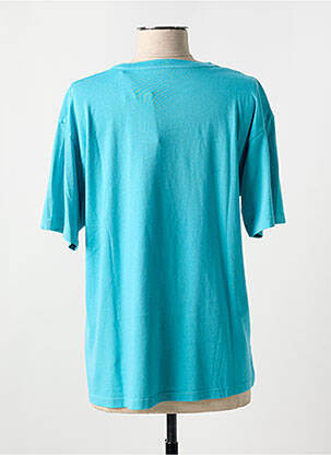 Tricou croială dreaptă mâneci scurte albastru BREWSTER femeie