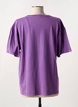 Tricou croială dreaptă mâneci scurte violet BREWSTER femeie