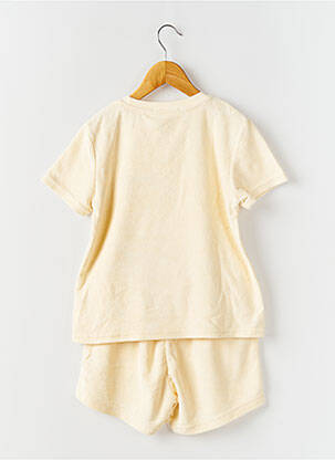Set pantaloni croială dreaptă bej PM MERE & FILLE fată