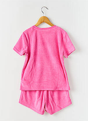 Set pantaloni croială dreaptă roz PM MERE & FILLE fată