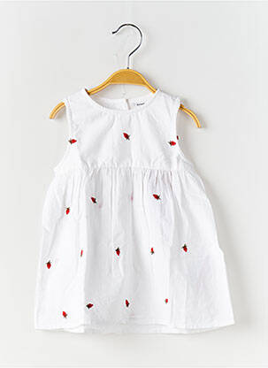 Rochie midi fără mâneci fără mâneci alb NAME IT fată