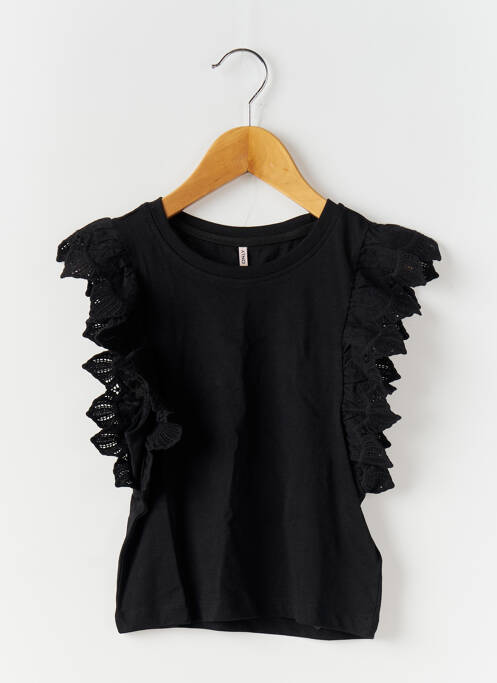 Top negru ONLY fată