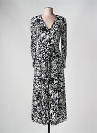 Rochie lungă mâneci lungi mâneci lungi negru HUGO BOSS femeie