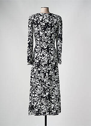 Rochie lungă mâneci lungi mâneci lungi negru HUGO BOSS femeie