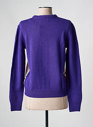 Pulover elasticitate mâneci lungi violet MC2 SAINT BARTH femeie
