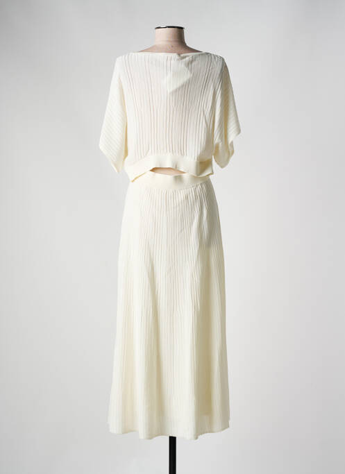 Rochie lungă bej HUGO BOSS femeie