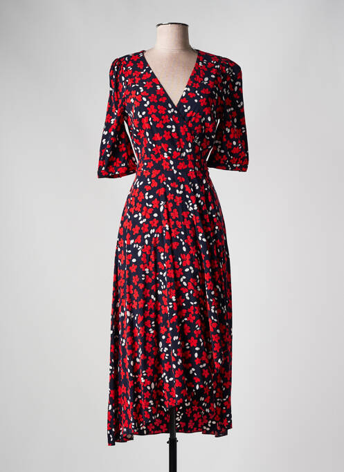 Rochie midi roșu HUGO BOSS femeie