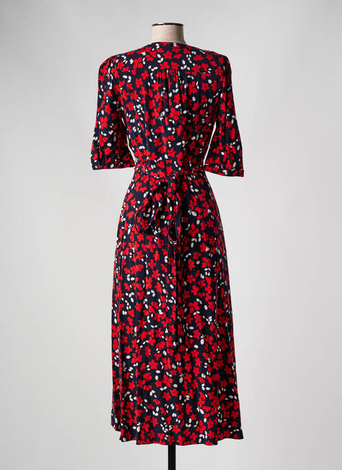 Rochie midi roșu HUGO BOSS femeie