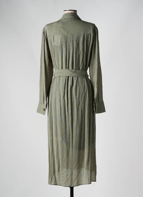 Rochie midi verde HUGO BOSS femeie