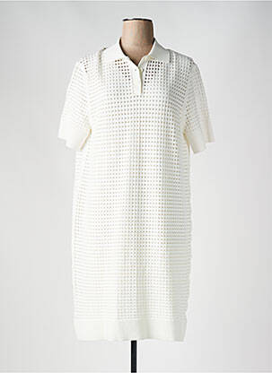 Rochie midi bej HUGO BOSS femeie