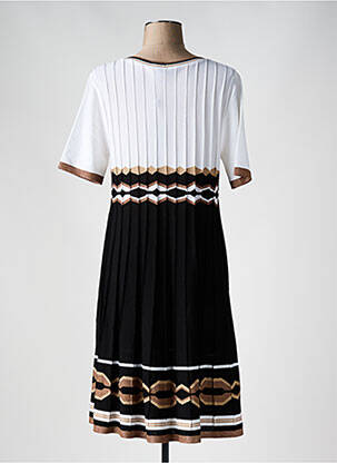 Rochie midi mâneci scurte mâneci scurte bej D.EXTERIOR femeie