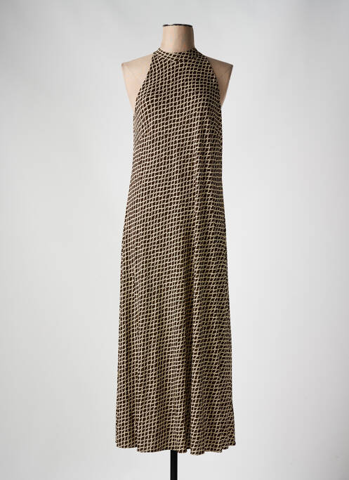 Rochie lungă maro SIYU femeie