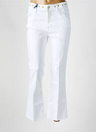Blugi bootcut talie înaltă talie înaltă alb JACOB COHEN femme