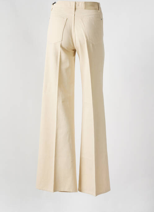 Blugi cu croială evazată bej 7 FOR ALL MANKIND femeie