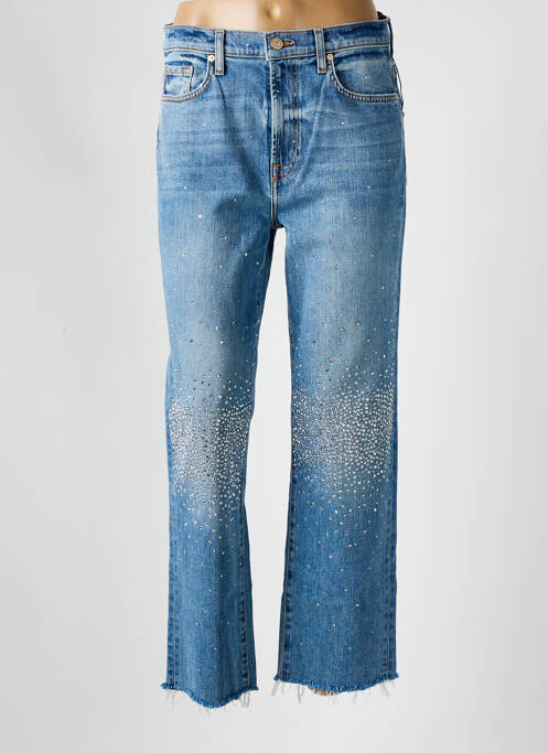 Blugi cu croială dreaptă albastru 7 FOR ALL MANKIND femeie