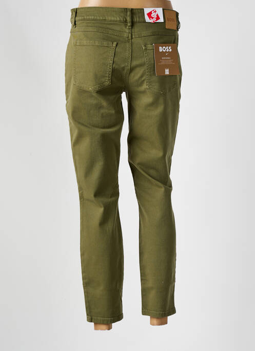 Blugi cu croială slim verde HUGO BOSS femeie