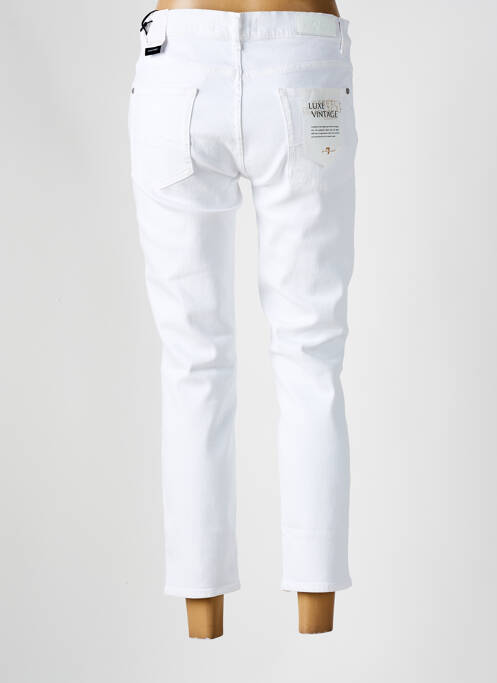 Blugi cu croială slim alb 7 FOR ALL MANKIND femeie