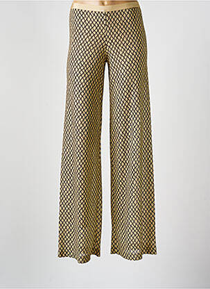 Pantalon evazat elasticitate bej SIYU femeie