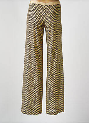 Pantalon evazat elasticitate bej SIYU femeie