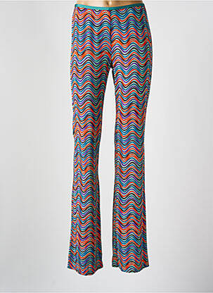 Pantalon evazat verde SIYU femeie