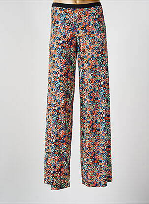 Pantalon evazat portocaliu SIYU femeie