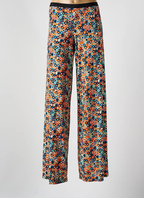 Pantalon evazat portocaliu SIYU femeie