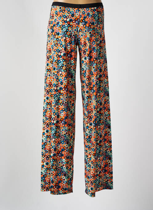 Pantalon evazat portocaliu SIYU femeie