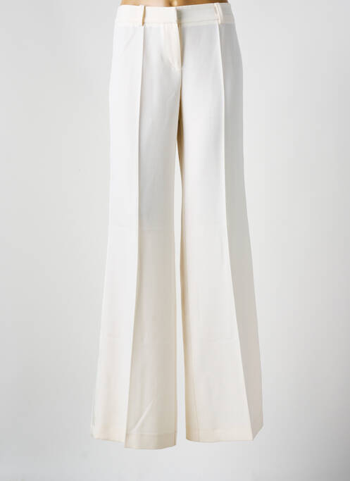 Pantalon evazat bej DMN femeie