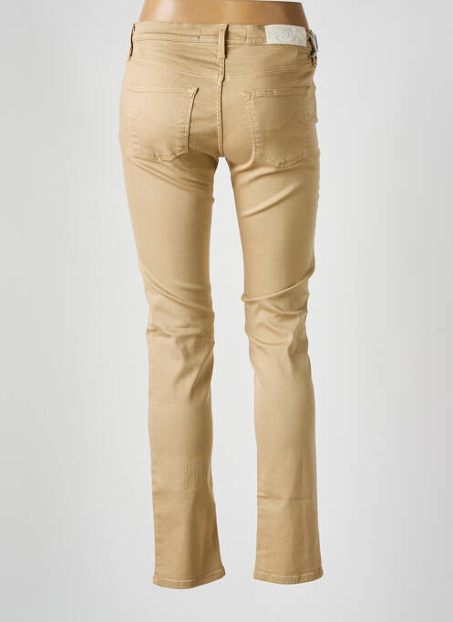 Blugi cu croială slim bej JACOB COHEN femeie
