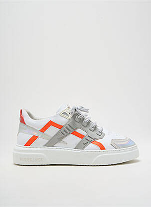 Adidași material neted toc de 4 la 6 cm alb HIDE&JACK femeie