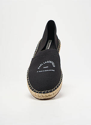 Espadrile vârf rotund vârf rotund negru KARL LAGERFELD bărbat