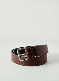 Curea efect material satinat maro PAUL SMITH femme