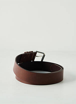 Curea efect material satinat maro PAUL SMITH femeie
