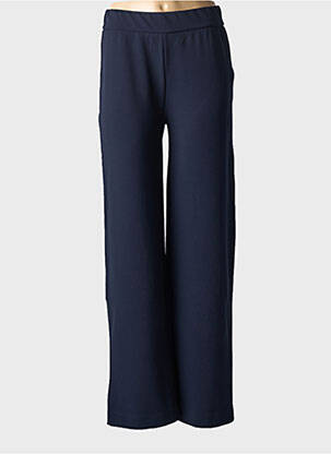 Pantalon evazat elasticitate mărime normală albastru BASE LEVEL femeie
