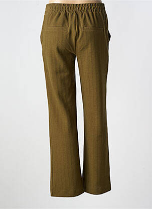 Pantalon drept elasticitate mărime normală verde IVY BEAU femeie