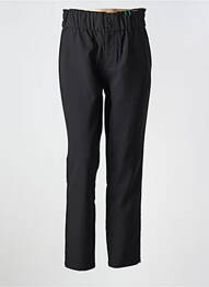 Pantalon chino închidere cu fermoar sub clapetă cu nasturi talie înaltă negru STREET ONE femeie