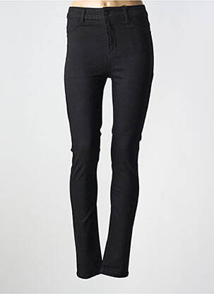 Blugi skinny talie înaltă talie înaltă negru BASE LEVEL femeie