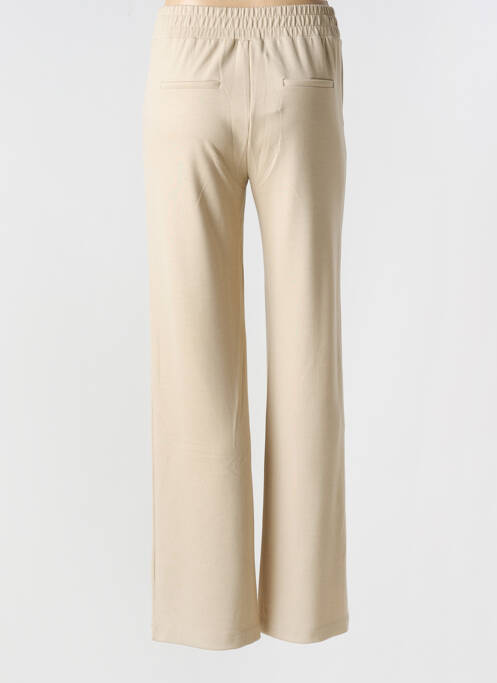 Pantalon evazat bej IVY BEAU femeie