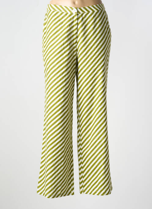 Pantalon larg verde COMPAÑIA FANTASTICA femeie