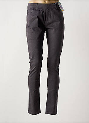 Blugi cu croială slim gri QUATRE VINGT JOURS femeie