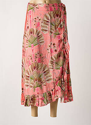 Fustă lungă roz IVY BEAU femeie