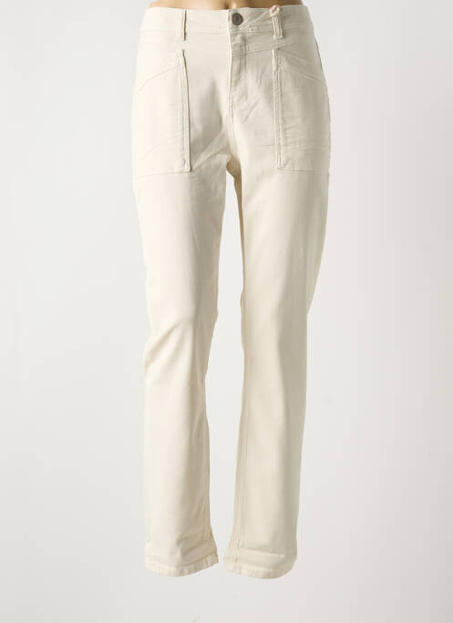 Blugi cu croială slim bej STREET ONE femeie