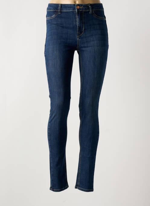 Blugi cu croială slim albastru BASE LEVEL femeie