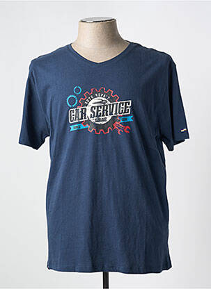 Tricou albastru OAKS VALLEY bărbat