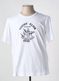 Tricou elasticitate mâneci scurte alb HUBLOT bărbat