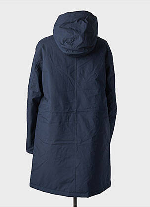 Parka finisaj interior căptușeală satinată cu glugă albastru HUBLOT bărbat