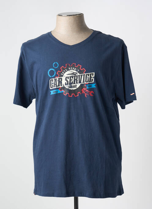 Tricou albastru OAKS VALLEY bărbat