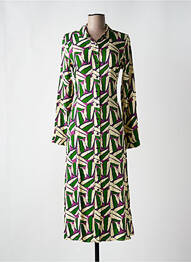 Rochie lungă mâneci lungi mâneci lungi verde COMPAÑIA FANTASTICA femeie