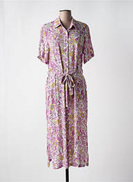 Rochie lungă mâneci scurte mâneci scurte violet IVY BEAU femme