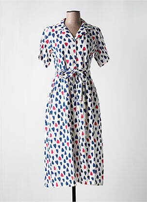 Rochie midi alb COMPAÑIA FANTASTICA femeie